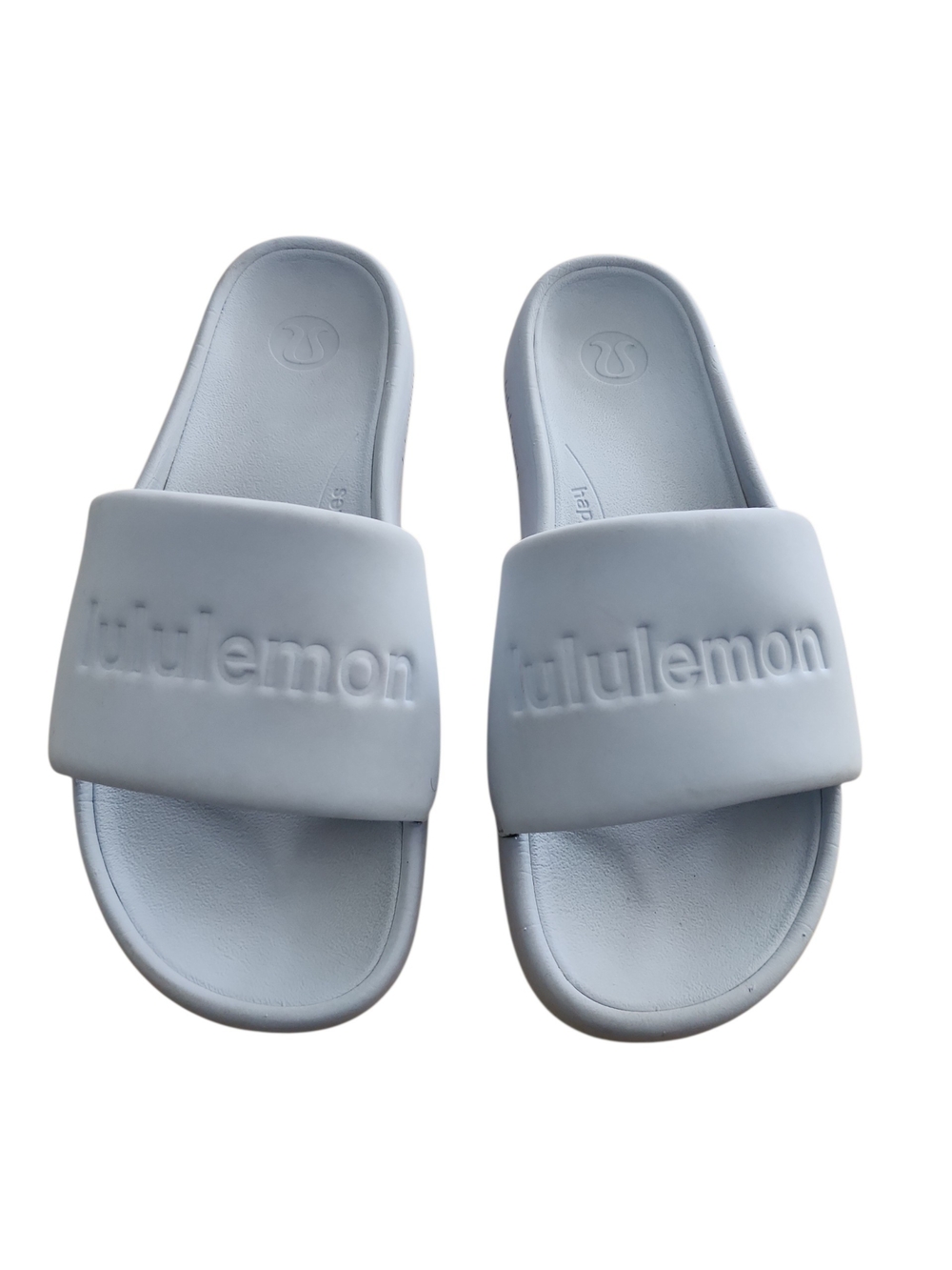 Lululemon Baby Blue Slides